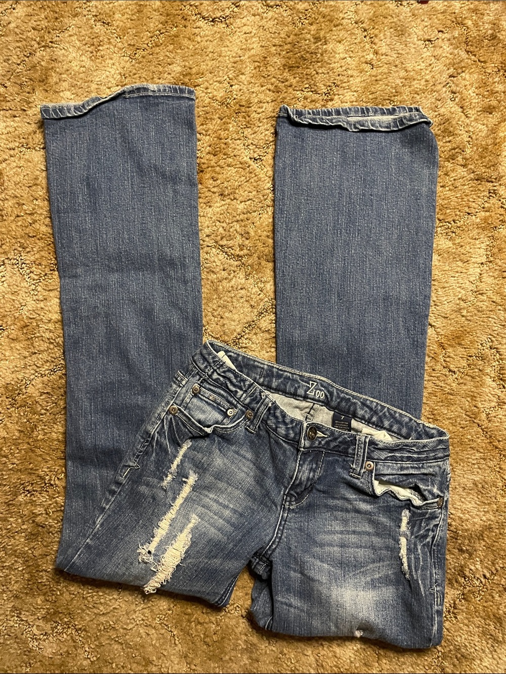 Zco Y2k Bootcut Low Rise Jean Size 7 Juniors